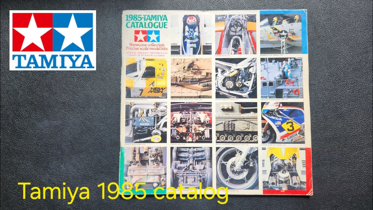 TAMIYA タミヤ 総合カタログ 1985~’87/’91~’95 計８冊+α 1985 Tamiya catalog - YouTube