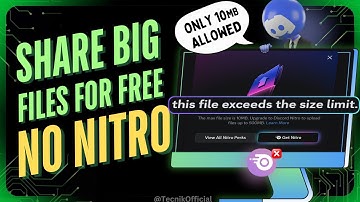 Bypass Discord Upload Limit – Send Unlimited Files (No Nitro Needed!)✅