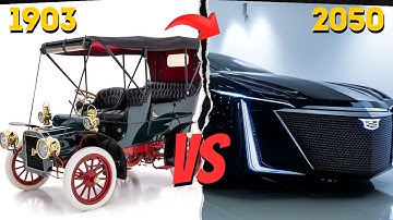 CADILLAC transformation from 1903-2050: From VINTAGE Classics to Futuristic BEASTS.
