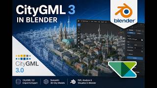 CityGML Import in Blender – VCS 3DCityDB Importer/Exporter - Add BuildingParts