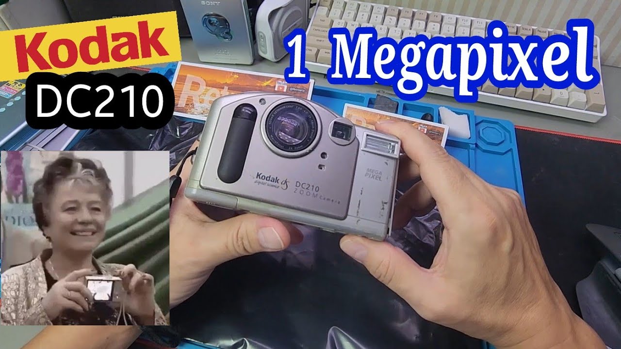 Kodak DC210 - Em 1998 uma câmera tinha 1 Megapixel - YouTube