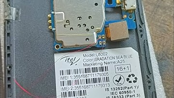 itel (A25) modleL5002 on/off jumper