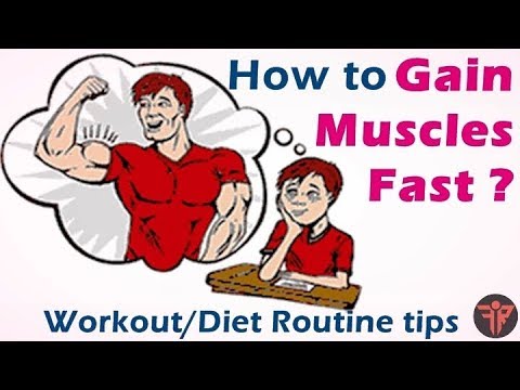 How to gain muscle fast | Muscle gain workout and bodybuilding diet routine tips | Hindi How to gain muscle fast | Muscle gain workout and bodybuilding diet routine tips | Hindi