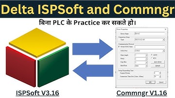 How to Link ISPSoft and Commngr in Hindi | बिना PLC के Practice कर सकते हो | Learn EEE