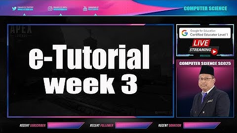 Tutorial 3 SC025