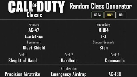 MW2 - Quarry Team Deathmatch (33-6) Random Class Generator #39 [2020]