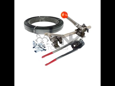 Flejadora Manual - Como usar equipo de fleje plastico modo practico