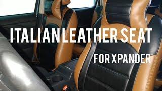 Italian Leather Seat Cover Intallation on Xpander