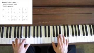 How to Play Blueberry Hill (Boogie Woogie) - with Sheet Music