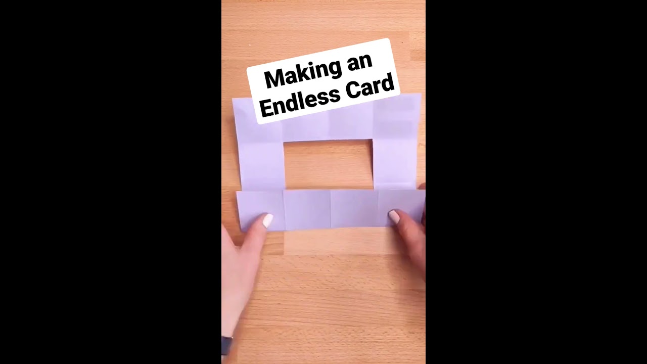 Endless Card Tutorial Diy Papercraft Papercrafts Diycrafts Cardcraft Paperart