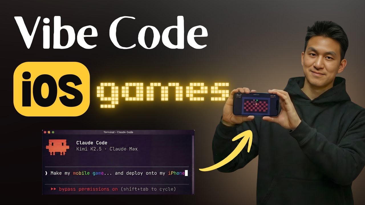 Я написал игру для iPhone, не открывая Xcode (Claude Code + Kimi K2.5)