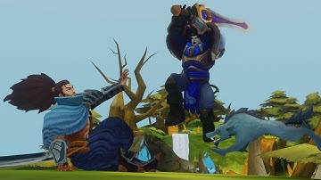 Yasuo peeking at Lux was caught by Garen ( episode 2 ) - LOL Animation 3D