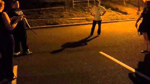 Devils Sticks Tennis Style