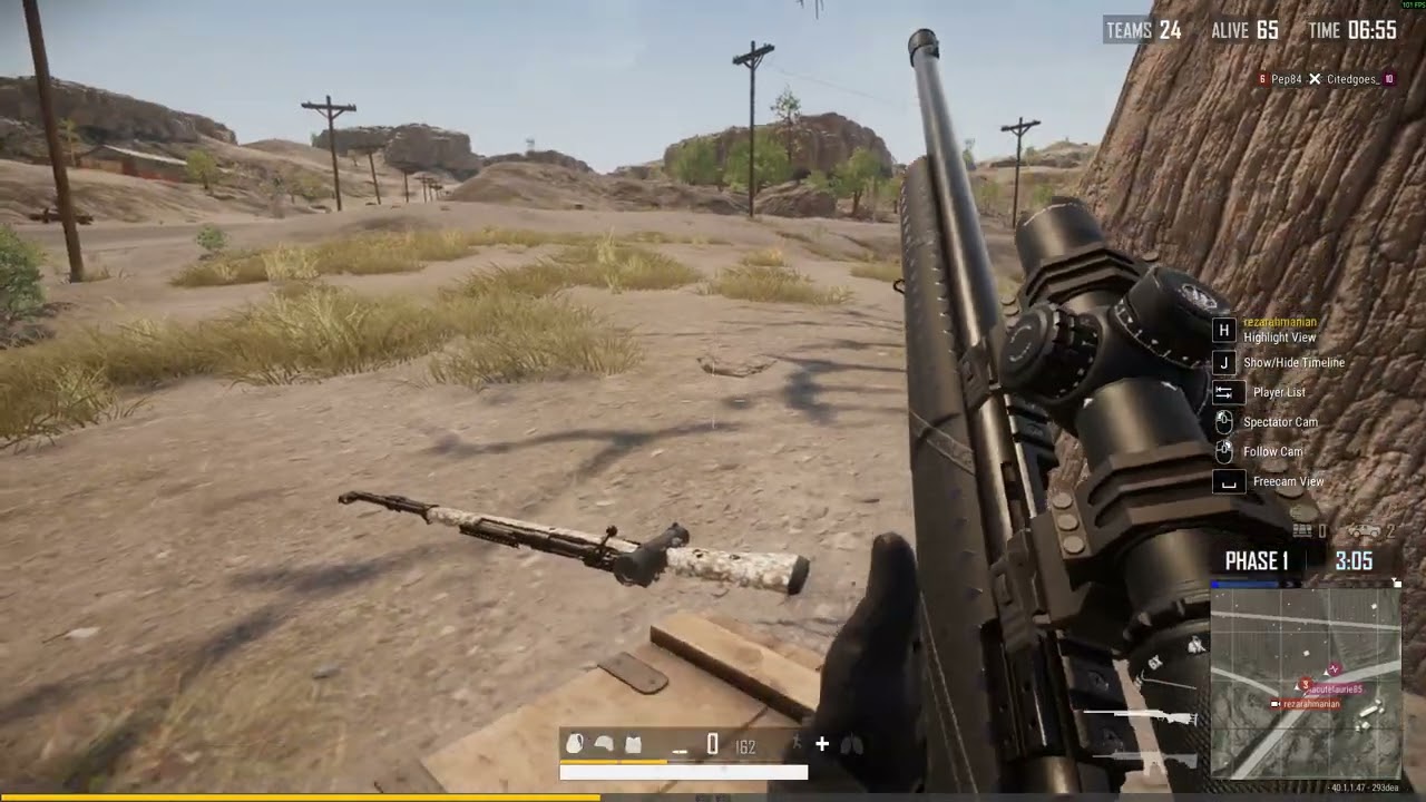 The GamePlay of PUBG PC in Miramar