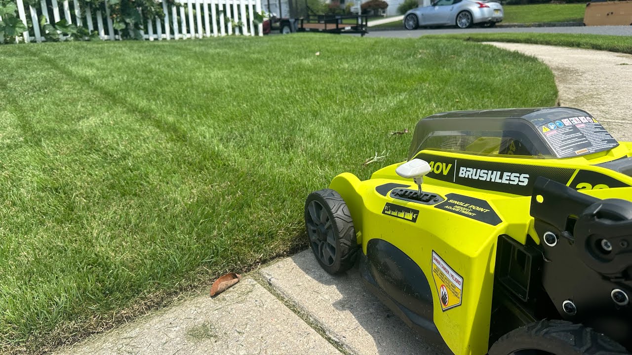 cutting-my-zoysia-grass-using-ryobi-40v-lawn-mower-youtube