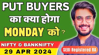 Nifty and BankNifty Prediction for Monday, 29 Apr 2024 | BankNifty Option Tomorrow | Rishi Money