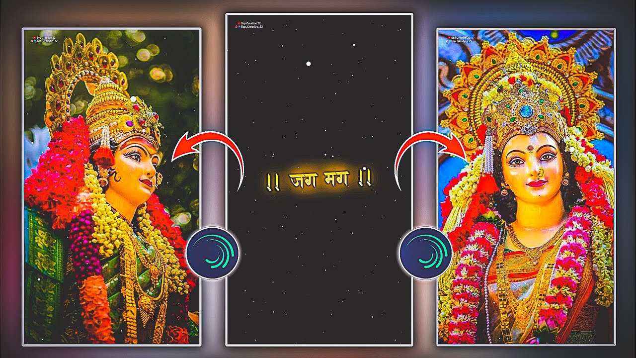 Maa Durga Video Editing | Navratri Video Editing Alight Motion 