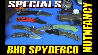 Spyderco Specials: Military, Tenacious at BHQ