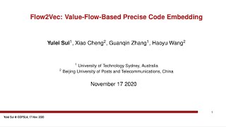 Flow2Vec: Value-Flow-Based Precise Code Embedding Net Worth
