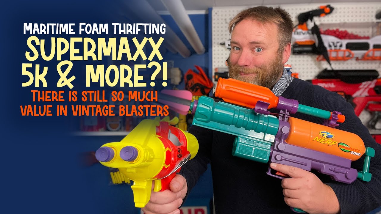 Thrift of a lifetime! Complete 1998 Nerf SuperMaxx 5000 and more