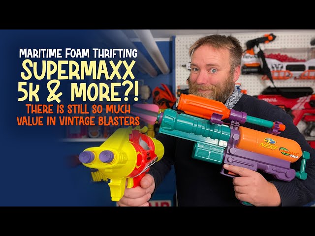 Thrift of a lifetime! Complete 1998 Nerf SuperMaxx 5000 and more