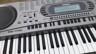Radioshack Md-1700 Keyboard Casio Md1700