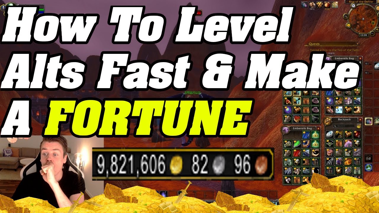 How To Level Alts & Make a Fortune At The Same Time - YouTube