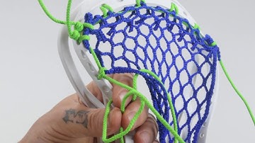 Anchor Knot Lacrosse Head Stringing Tutorial @SportStop.com