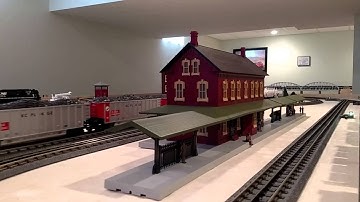 MTH O scale layout short running session