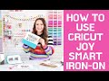 Smart Iron-On Tutorial | Cricut Joy | Sweet Red Poppy