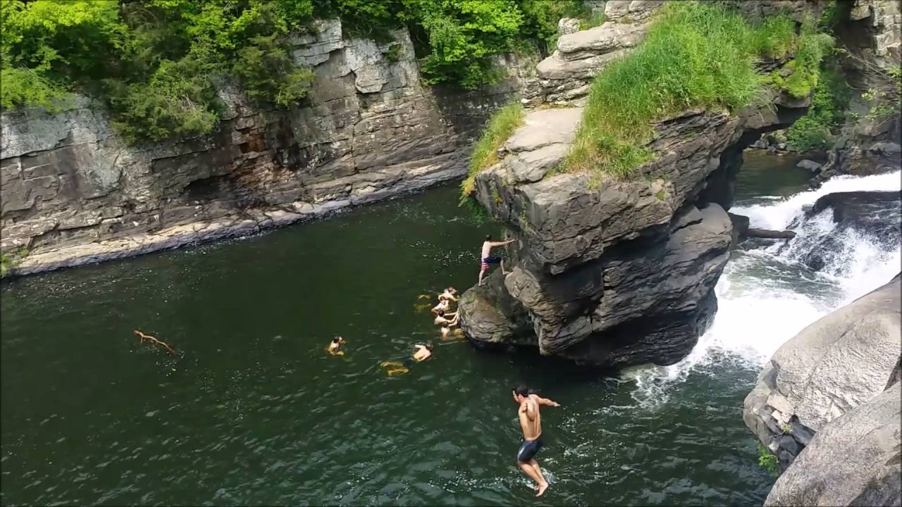 Cliff Jumping (High Falls, AL) YouTube