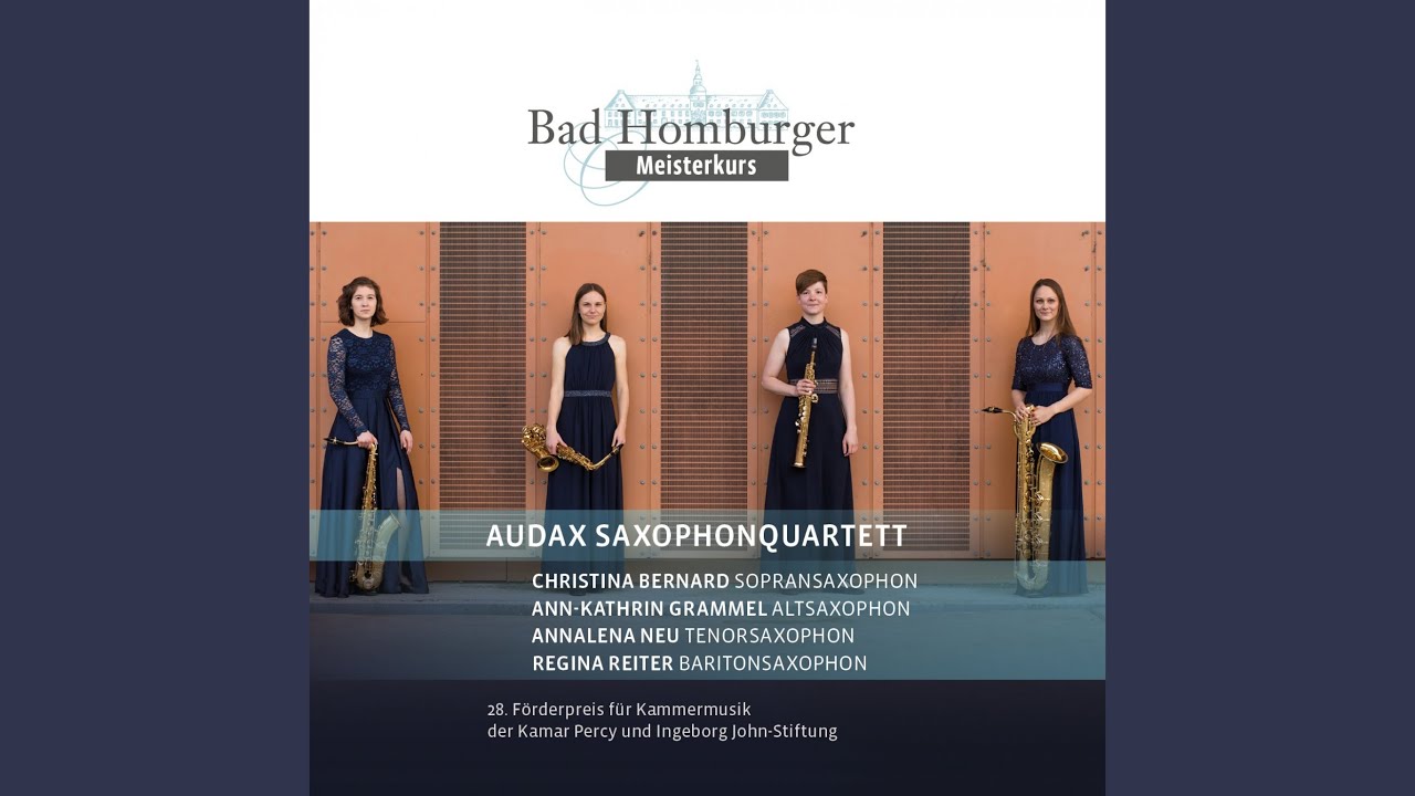 Saxophone Quartet, Op.109: Première Partie