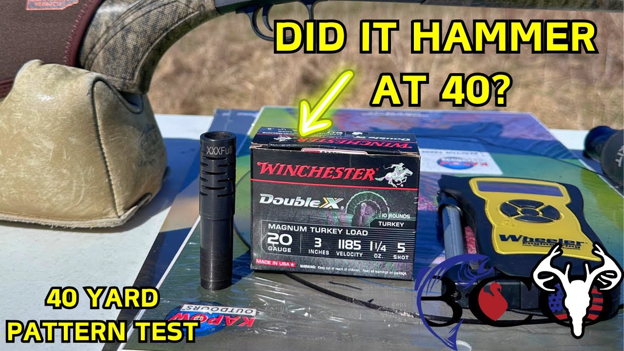 Пристрелка винтовки Stevens 301 Turkey с использованием патронов Winchester Double X 5 и .555 CNC...