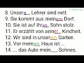 Learn German, German language, German grammar, German Lessons, Präposition, zu, in, zum, auf, nach,