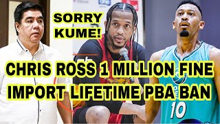 PBA UPDATES | CHRIS ROSS 1 MILLION FINE | IMPORT LIFETIME PBA BAN