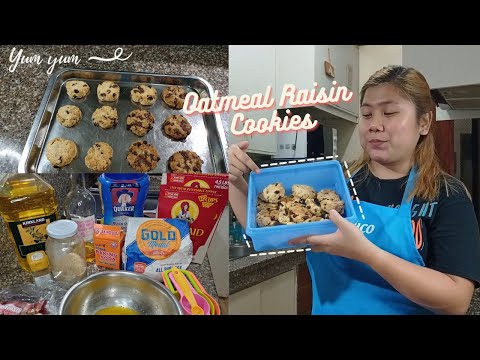 OATMEAL RAISIN COOKIES | HOMEMADE | VLOG 9
