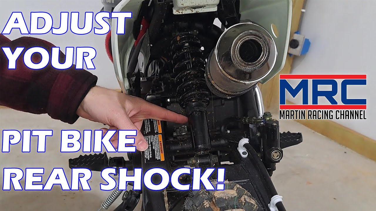 How to adjust your Pit Bikes rear shock (Xpro Storm 125cc) YouTube