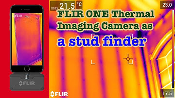 FLIR ONE Thermal Imaging Camera as a stud finder - Unboxing and Getting started