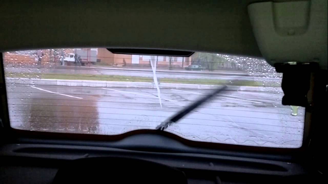 задний дворник на калине 2 после доработки