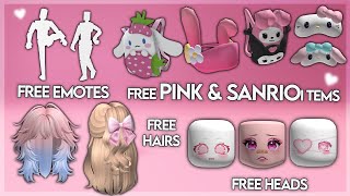 Hurry Get New Pink Sanrio Free Items Free Hair Free Limiteds Free Faces Free Valks