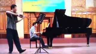 Beethoven Violin Sonata #7 (3rd mvt.) / Trong Binh &amp; Trong Tuyen (rehearsal)