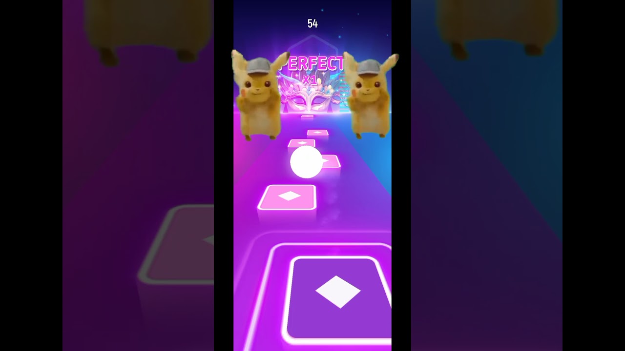 TilesHop | Pika Pika Pikachu theme song . Cenzo Play