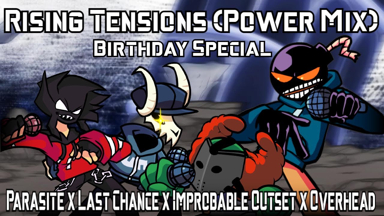 FNF Mashup - Rising Tensions (Power Mix) | Birthday Special [Original by HeckinLeBork]
