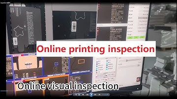Printing online inspection with stripping in Folder Gluer XIESHUN-Canada DALSA