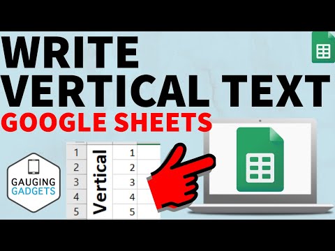 Video: Come faccio a ruotare il testo in Google Spreadsheet?