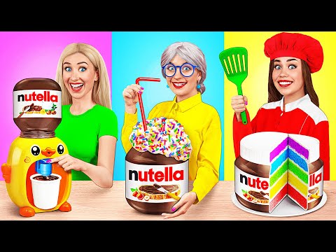 Me vs Grandma Cooking Challenge Crazy Ideas To Cook by Multi DO Challenge