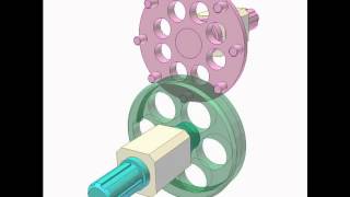 Pin gear drive 1N