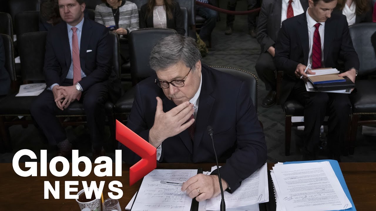 William Barr testifies before Senate amid report of Mueller frustration trump amazonia