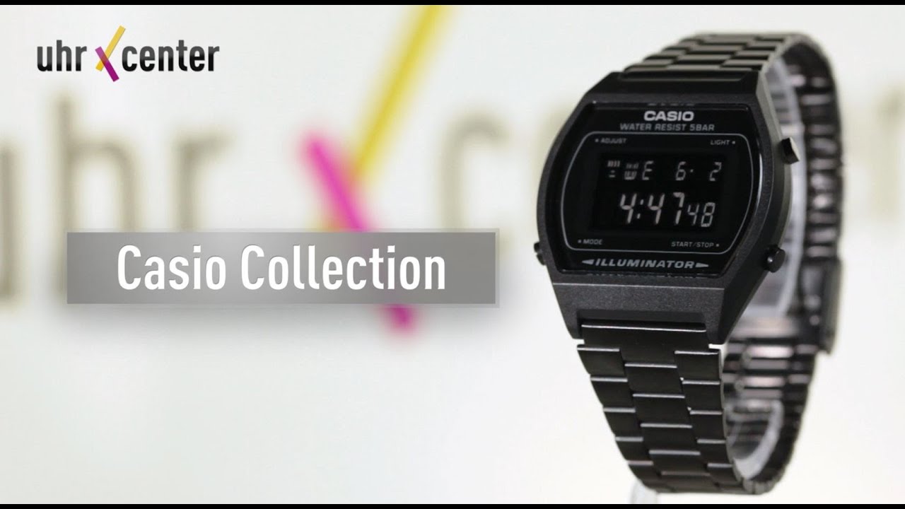 Casio B640wb 1bef Digital Armbanduhr Youtube