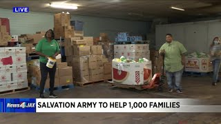Salvation Army Food Giveaway
